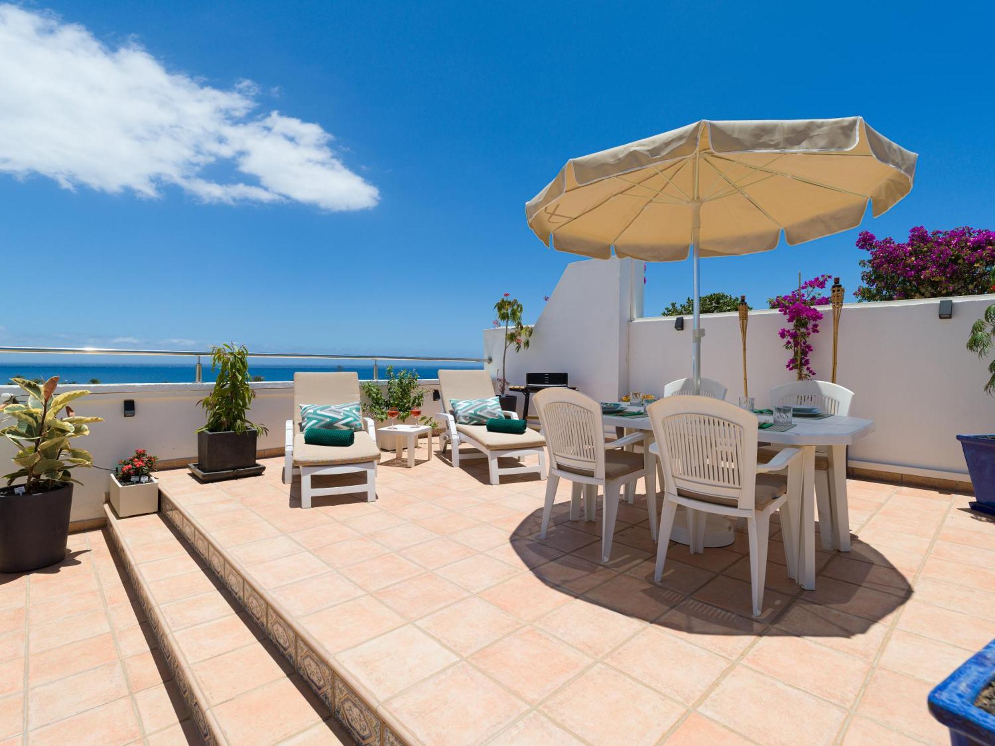Casa Lex I Ocean & Sunrise Panorama I Steps From Dunes And Beach I Private 50 Sqm Terrace I Pool Maspalomas  Extérieur photo